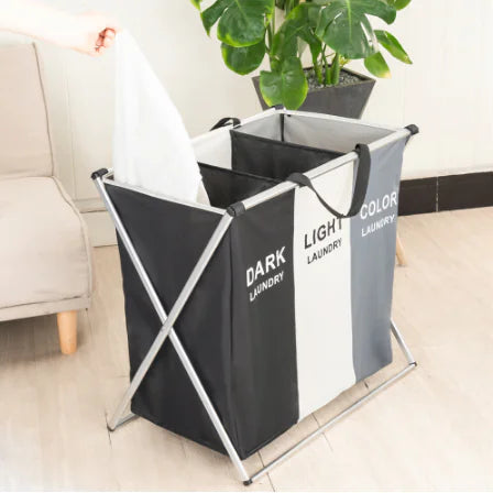 Laundry Basket and Storage Bin Combination
