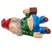 Mischievous Drunken Gnome Statue