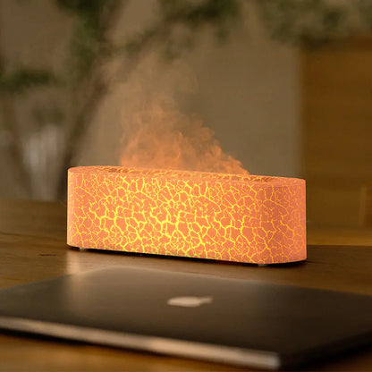 New USB Colorful Flame Aroma Diffuser for Home Office