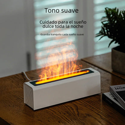 New USB Colorful Flame Aroma Diffuser for Home Office