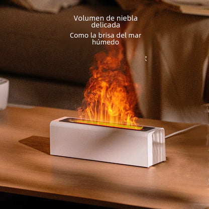 New USB Colorful Flame Aroma Diffuser for Home Office