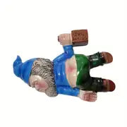 Mischievous Drunken Gnome Statue